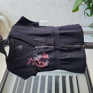 Black Short Sleeve Jacket